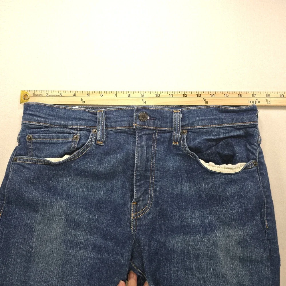 Levis 511 Slim Fit Mens Jeans Blue Denim 34x32 Medium Wash Stretch‎ 04511-1151